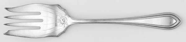 Washington (Silverplate, 1910) Medium Solid Cold Meat Serving Fork