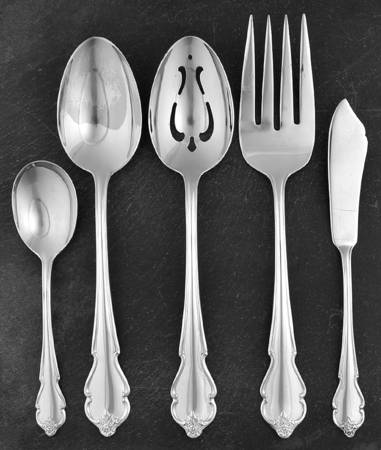 Waverly (Silverplate, 1981) Pierced Tablespoon (Serving Spoon)