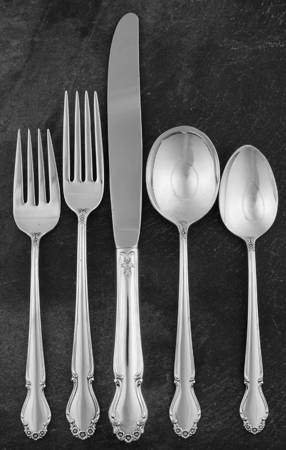 Wedding Bells (Sterling, 1948) 5 Piece Place Size Setting by International Silver