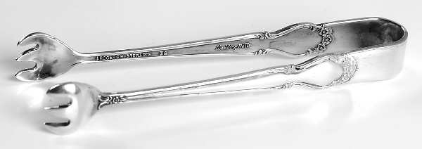 Wedding Bells (Sterling, 1948) Sugar Tongs