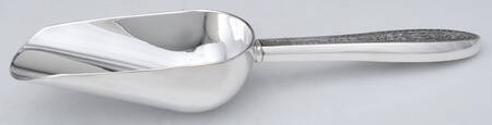 Wedgwood (Sterling, 1924, No Monos) Ice Scoop with Silverplate Bowl