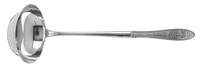 Wedgwood (Sterling, 1924, No Monos) Soup Ladle with Stainless Bowl
