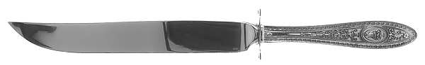 Wedgwood (Sterling, 1924, No Monos) Small Steak Carving Knife with Stainless Blade