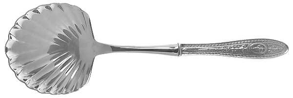 Wedgwood (Sterling, 1924, No Monos) Casserole Spoon with Stainless Shell Bowl