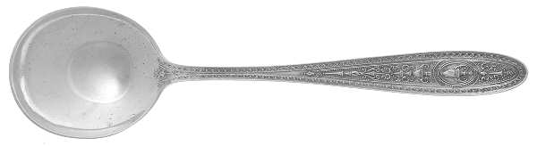 Wedgwood (Sterling, 1924, No Monos) Round Bowl Soup Spoon (Bouillon)