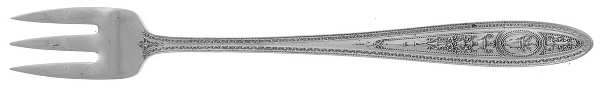 Wedgwood (Sterling, 1924, No Monos) Cocktail/Seafood Fork