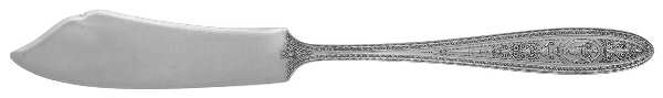 Wedgwood (Sterling, 1924, No Monos) Flat Handle Master Butter Knife