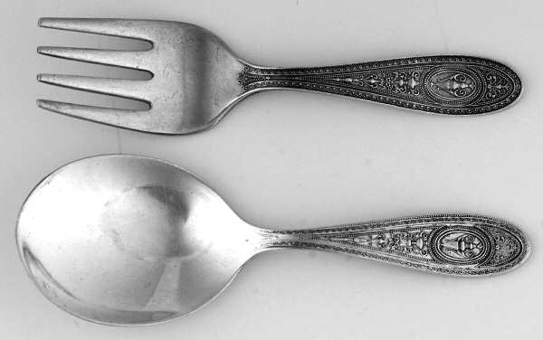 Wedgwood (Sterling, 1924, No Monos) 2 Pc Baby Set (BF, BS)
