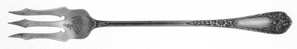 Wellesley (Sterling, 1912) Short Handle Pickle/Olive Fork
