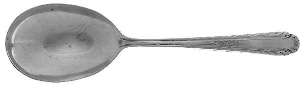 Wentworth (Silverplate, 1938) Solid Smooth Casserole Spoon