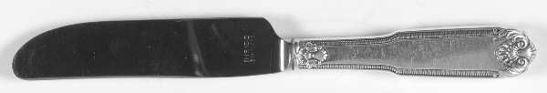 Whitehall-New (Sterling, 1938, No Monograms) New French Hollow Handle Butter Spreader Stainless Blade
