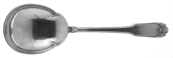 Whitehall-New (Sterling, 1938, No Monograms) Solid Salad Serving Spoon
