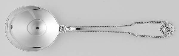 Whitehall-New (Sterling, 1938, No Monograms) Round Bowl Soup Spoon (Bouillon)