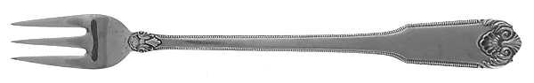 Whitehall-New (Sterling, 1938, No Monograms) Cocktail/Seafood Fork
