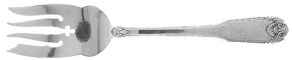 Whitehall-New (Sterling, 1938, No Monograms) Small Solid Cold Meat Serving Fork