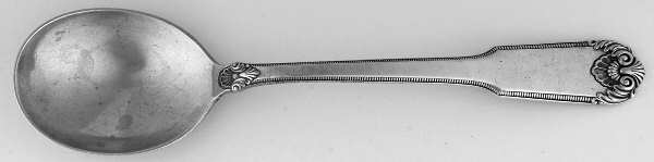Whitehall-New (Sterling, 1938, No Monograms) Round Bowl Soup Spoon (Cream Soup)