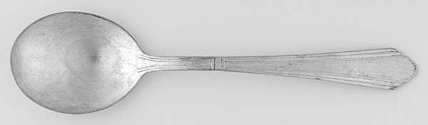 Wilshire (Silverplate, 1933) Round Bowl Soup Spoon (Gumbo)