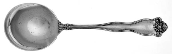 Winchester (Sterling, 1902, No Monograms) Round Bowl Soup Spoon (Cream Soup)