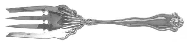 Winchester (Sterling, 1902, No Monograms) Individual Solid Fish Fork