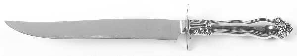 Winchester (Sterling, 1902, No Monograms) Large Stainless Blade Roast Carving Knife
