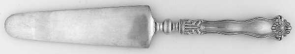 Winchester (Sterling, 1902, No Monograms) Pie Server with Silverplate Blade