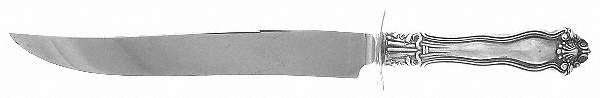 Winchester (Sterling, 1902, No Monograms) Large Stainless Blade Roast Carving Knife