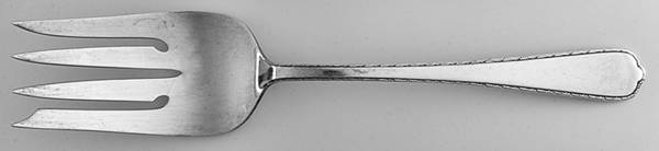 Windermere (Sterling, 1939) Medium Solid Cold Meat Serving Fork
