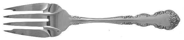 Windemere (Silverplate, 1985) Medium Solid Cold Meat Serving Fork