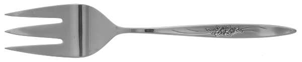 Windflower (Stainless) Medium Solid Cold Meat Serving Fork