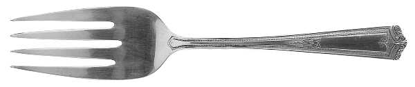Winfield (Silverplate) Small Solid Cold Meat Serving Fork
