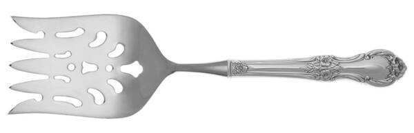 Wild Rose-New (Sterling, 1948, New, No Monos) Fish Serving Fork with Stainless Tines HC