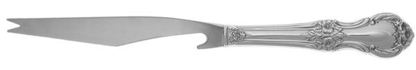 Wild Rose-New (Sterling, 1948, New, No Monos) Bar Knife Serving with Stainless Blade HC