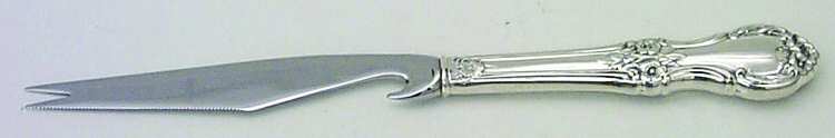 Wild Rose-New (Sterling, 1948, New, No Monos) Hollow Handle Bar Knife