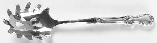 Wild Rose-New (Sterling, 1948, New, No Monos) Pasta Server with Stainless Bowl