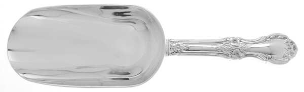 Wild Rose-New (Sterling, 1948, New, No Monos) Ice Scoop with Silverplate Bowl