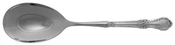 Wild Rose-New (Sterling, 1948, New, No Monos) Salad Servng Spoon with Stainless Bowl