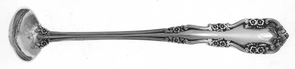Wild Rose-Old-Rosalind (Sterling, 1908, No Monos) Mustard Spoon