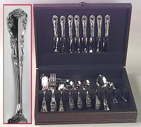 Wild Rose-Old-Rosalind (Sterling, 1908, No Monos) 70 Piece Set