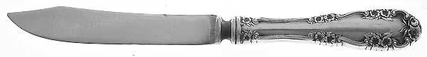 Wild Rose-Old-Rosalind (Sterling, 1908, No Monos) Individual Fruit Knife with Silverplate Blade
