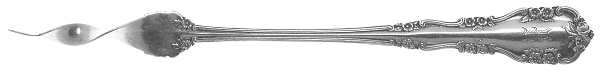 Wild Rose-Old-Rosalind (Sterling, 1908, No Monos) One Tine Butter Pick