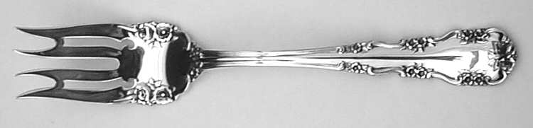 Wild Rose-Old-Rosalind (Sterling, 1908, No Monos) Dessert Fork