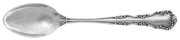 Wild Rose-Old-Rosalind (Sterling, 1908, No Monos) Demitasse Spoon