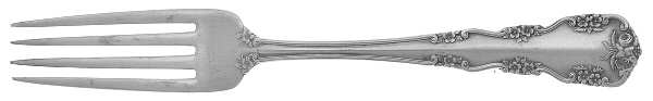 Wild Rose-Old-Rosalind (Sterling, 1908, No Monos) Fork