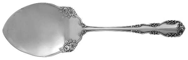 Wild Rose-Old-Rosalind (Sterling, 1908, No Monos) Large Solid Pie Knife
