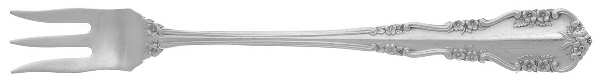 Wild Rose-Old-Rosalind (Sterling, 1908, No Monos) Cocktail/Seafood Fork