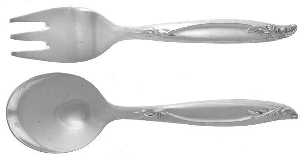 Woodsong (Silverplate, 1958) 2 Pc Baby Set (BF, BS)