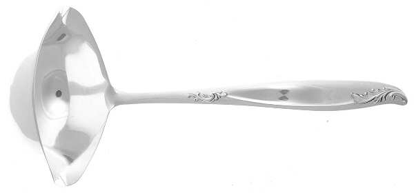 Woodsong (Silverplate, 1958) Solid Gravy Ladle by International Silver
