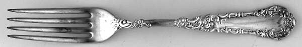 Yale I (Silverplate, 1894) Fork