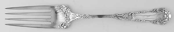 Yale I (Silverplate, 1894) Medium Solid Cold Meat Serving Fork