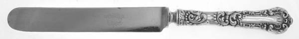 Yale I (Silverplate, 1894) Blunt Hollow Knife with Bolster